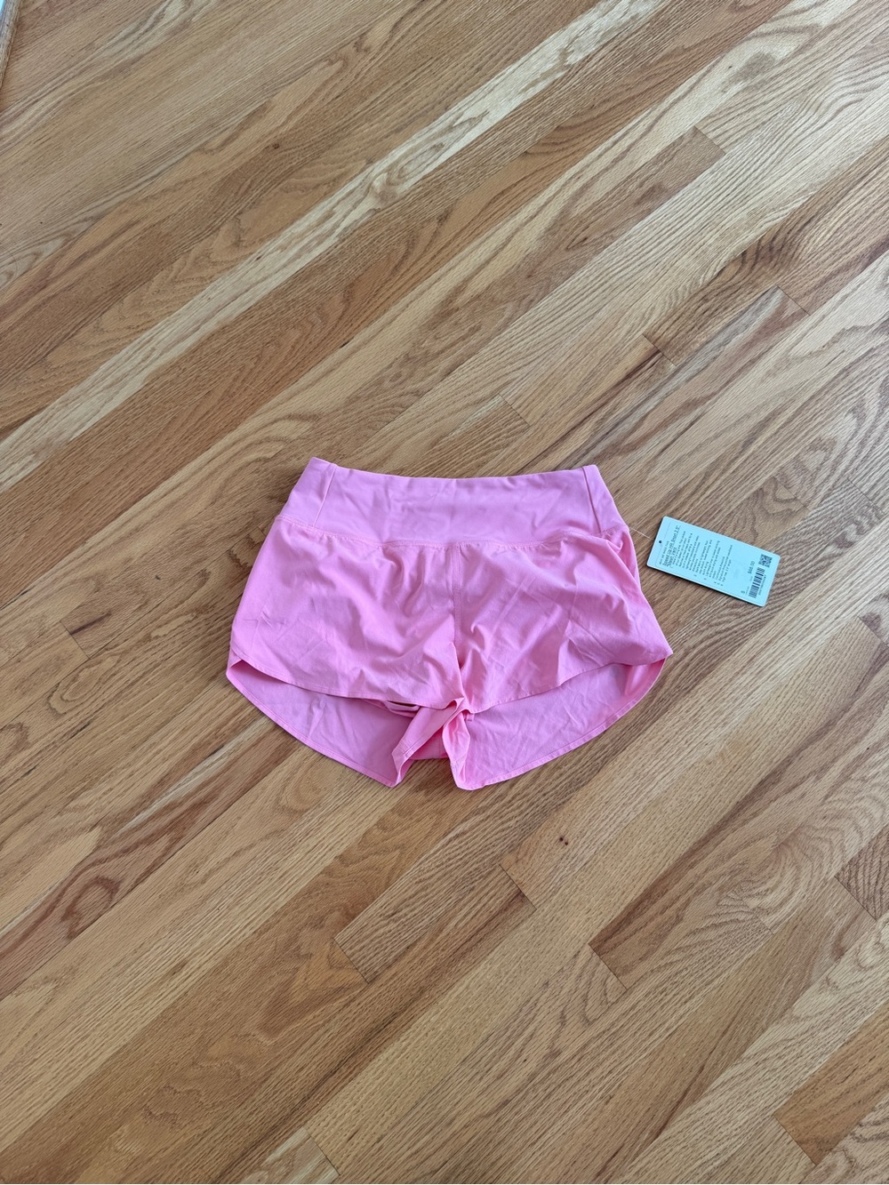 Lululemon speed up HR short 2.5” mesh vent size S light pink